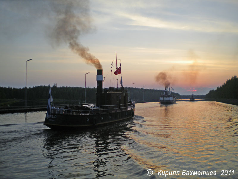 Пароходы "Арно", "Венно" и "Ансио"