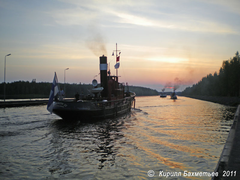 Пароходы "Арно", "Венно", "Ансио" и "Оберон III"